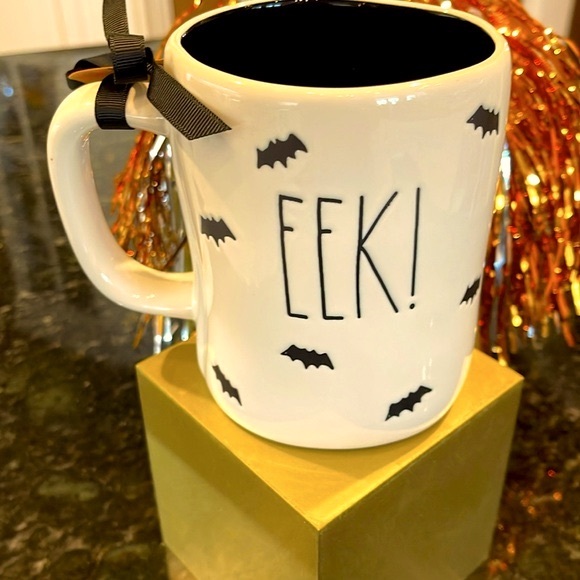 RESERVED FOR REN SNOOPY,HALLOWEEN RAE DUNN MUG!DBLE SIDED 3-D DESIGN EMBOSSED - Picture 5 of 8